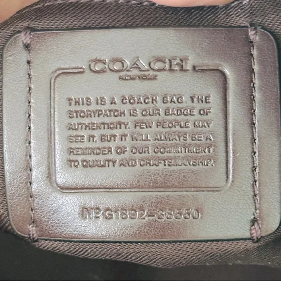 Coach Dreamer 36 Gunmetal Black Leather Tote Bag 38550 - Picture 12 of 15